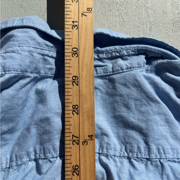 Men's Billabong Shirt Blue Pocket L Light Beach Surf Outdoor Camp City Casual - Picture 10 of 10